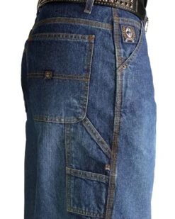 Cinch Men's Blue Label Tapered Loose Fit Jeans 6 Cinch Men's Blue Label Tapered Loose Fit Jeans -Western Cowboy Equipment Store 010788 L3 D1