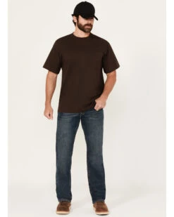 Ariat Men's Rebar M5 Durastretch Dark Wash Low Rise Straight Jeans 10 Ariat Men's Rebar M5 Durastretch Dark Wash Low Rise Straight Jeans -Western Cowboy Equipment Store 010J18 N9 P1