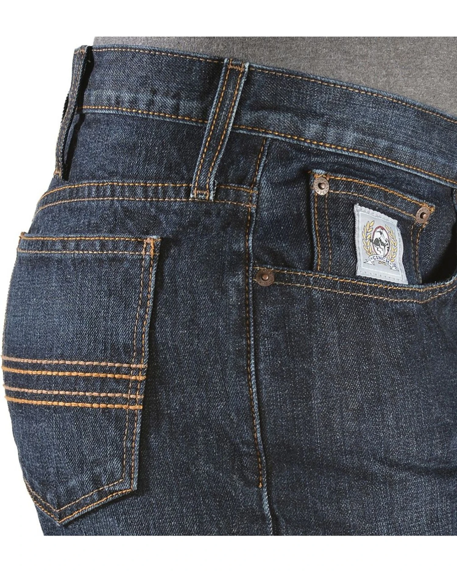 Cinch Silver Label Dark Wash Jeans - Big & Tall 5 Cinch Silver Label Dark Wash Jeans - Big & Tall - Image 3