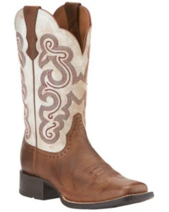 Ariat Women's Quickdraw Western Boots - Square Toe 15 Ariat Women's Quickdraw Western Boots - Square Toe -Western Cowboy Equipment Store 031791 7010 P1