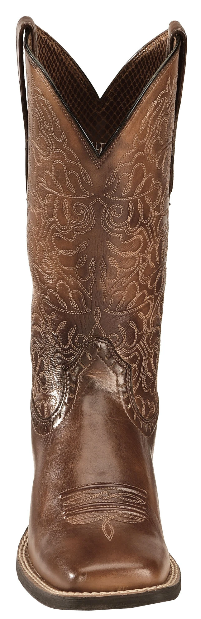 Ariat Women's Rich Brown Round Up Remuda Western Boots - Square Toe 12 Ariat Women's Rich Brown Round Up Remuda Western Boots - Square Toe - Image 10