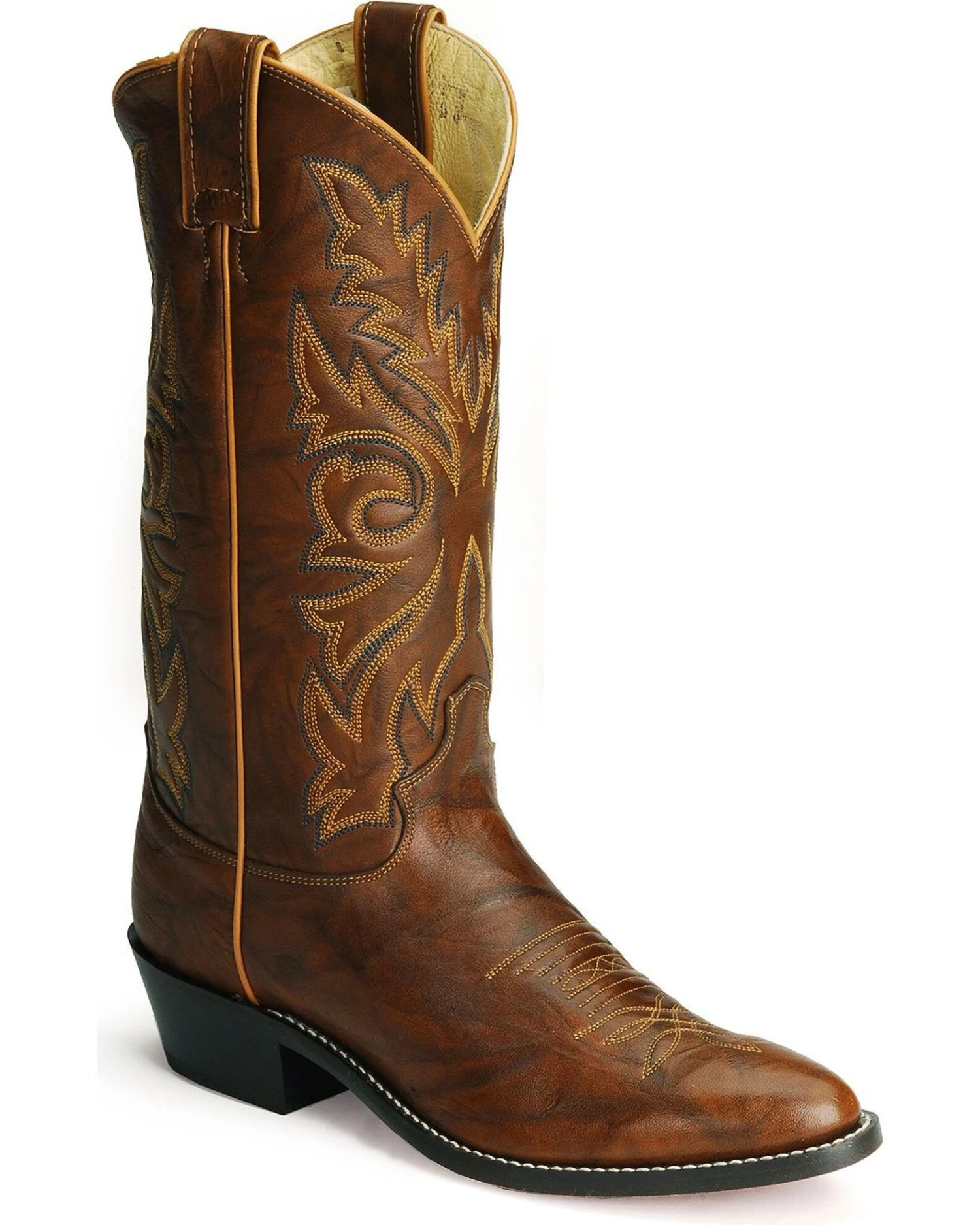 Justin Men's Marbled Deerlite Western Boots - Medium Toe 3 Justin Men's Marbled Deerlite Western Boots - Medium Toe