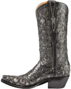Lucchese Handcrafted 1883 Sierra Lasercut Inlay Western Boots - Snip Toe