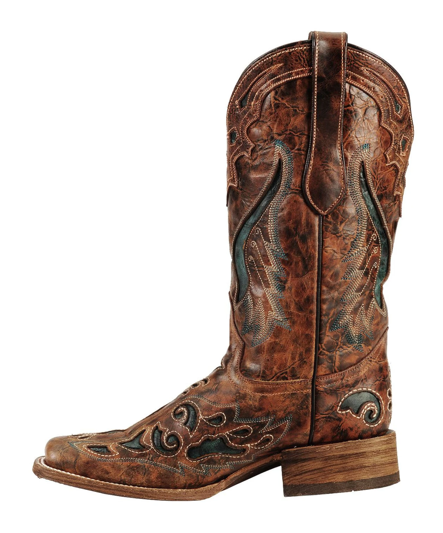 Corral Women's Inlay Western Boots - Square Toe 7 Corral Women's Inlay Western Boots - Square Toe - Image 5