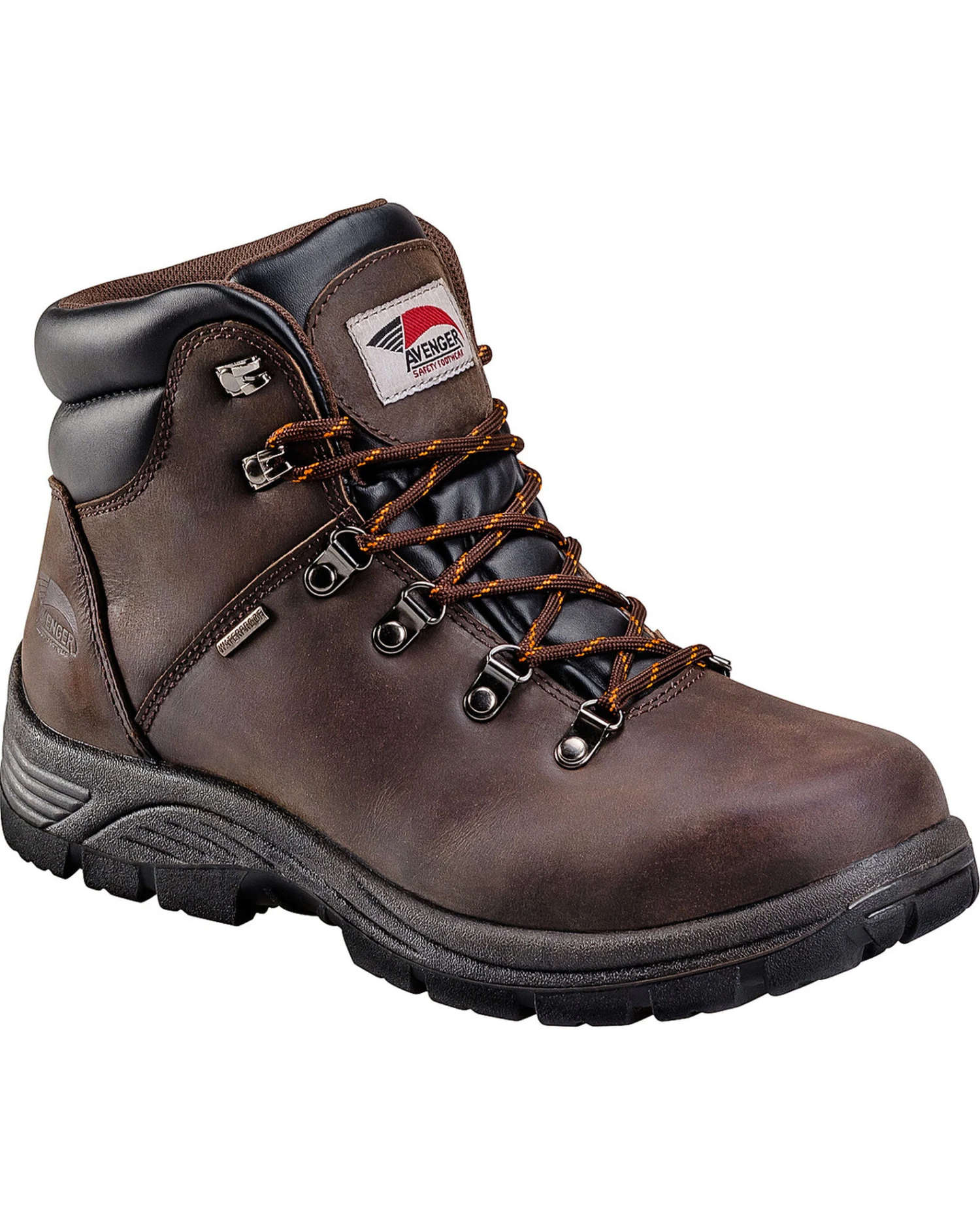 Avenger Men's Waterproof Hiker EH Work Boots - Round Toe 4 Avenger Men's Waterproof Hiker EH Work Boots - Round Toe - Image 2