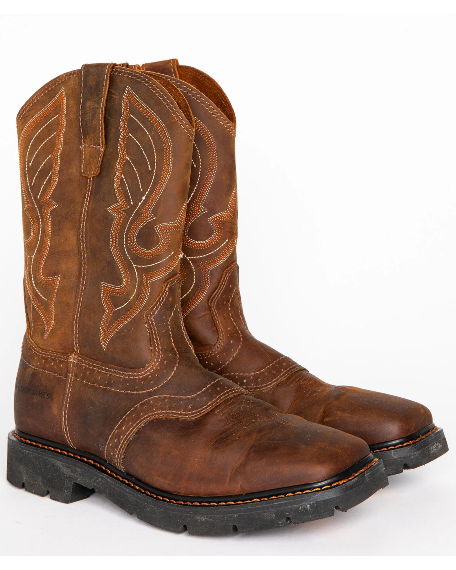 Cody James Men's Western Work Boots - Square Toe 10 Cody James Men's Western Work Boots - Square Toe - Image 8