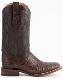 Ferrini Men's Caiman Belly Western Boots - Broad Square Toe 11 Ferrini Men's Caiman Belly Western Boots - Broad Square Toe -Western Cowboy Equipment Store 066823 47 P2