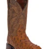 Dan Post Men's Alamosa Full Quill Ostrich Western Boots - Broad Square Toe 2 Dan Post Men's Alamosa Full Quill Ostrich Western Boots - Broad Square Toe -Western Cowboy Equipment Store 066919 C9 P1