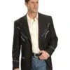 Scully Men's Black Retro Western Jacket