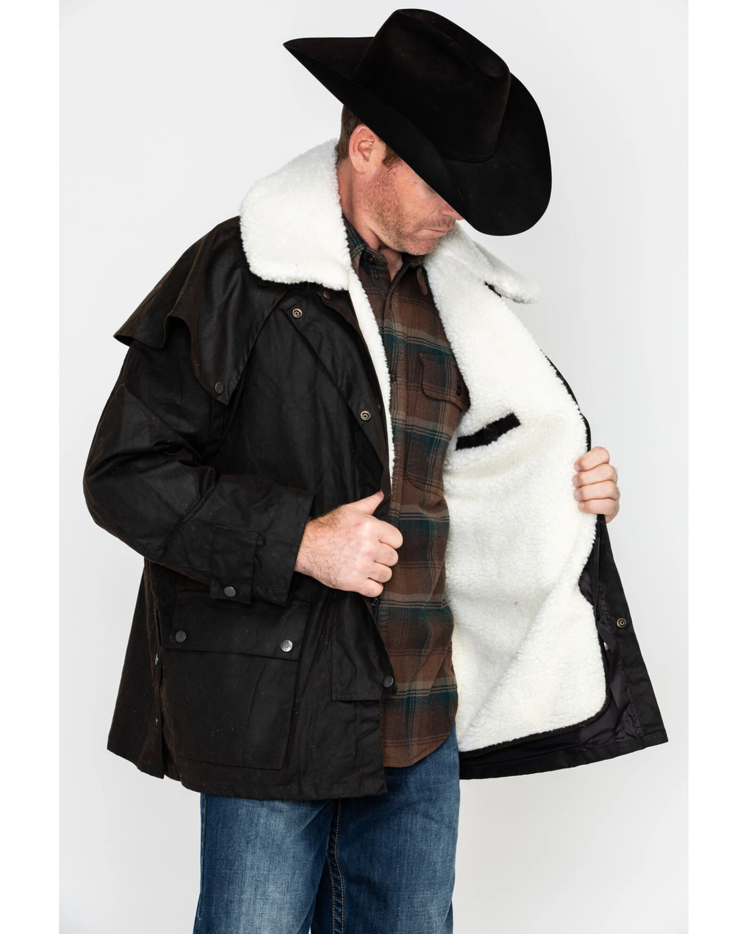 Outback Trading Co Men's Wool Drover Liner Vest 7 Outback Trading Co Men's Wool Drover Liner Vest - Image 5