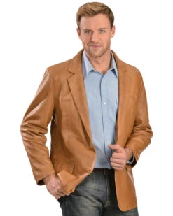 Scully Lamb Leather Blazer - Big 8 Scully Lamb Leather Blazer - Big -Western Cowboy Equipment Store 082623 203 P1