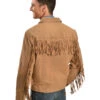Scully Men's Fringed Suede Leather Short Jacket