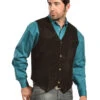 Liberty Wear Men's Suede Western Vest - Big 1 Liberty Wear Men's Suede Western Vest - Big -Western Cowboy Equipment Store 082D92 89 D1