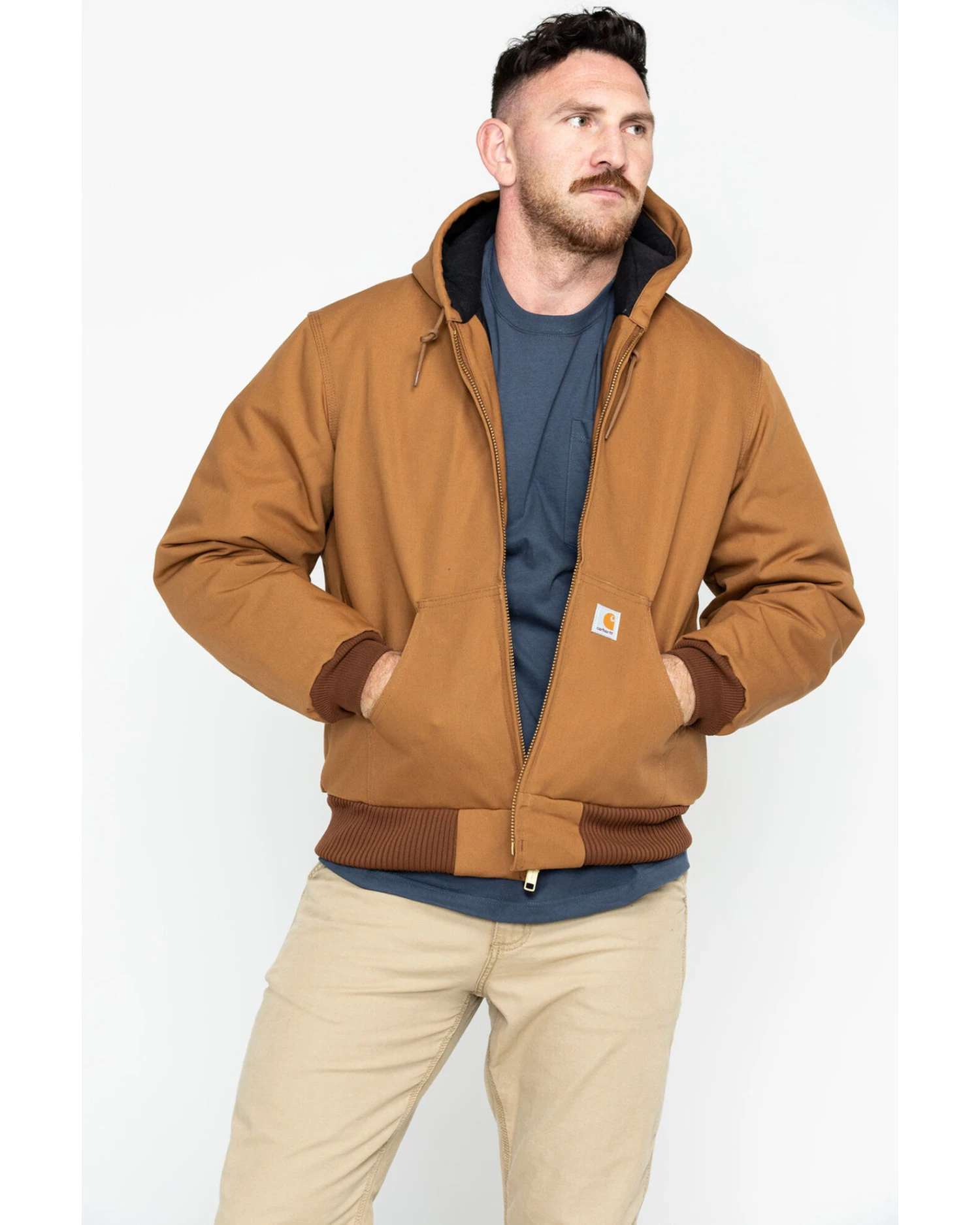 Carhartt Quilted Flannel-Lined Duck Active Jacket 7 Carhartt Quilted Flannel-Lined Duck Active Jacket - Image 5