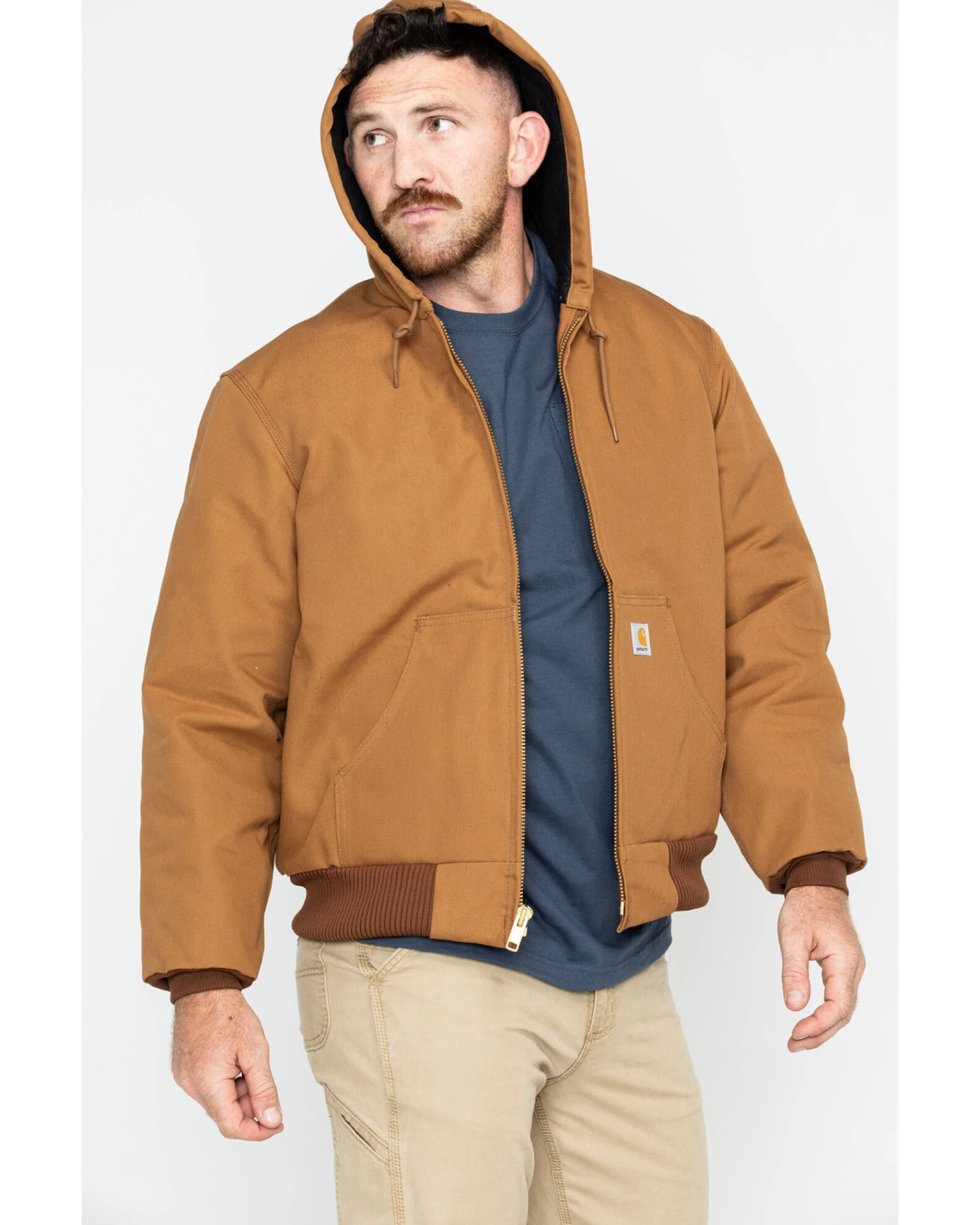 Carhartt Quilted Flannel-Lined Duck Active Jacket 3 Carhartt Quilted Flannel-Lined Duck Active Jacket
