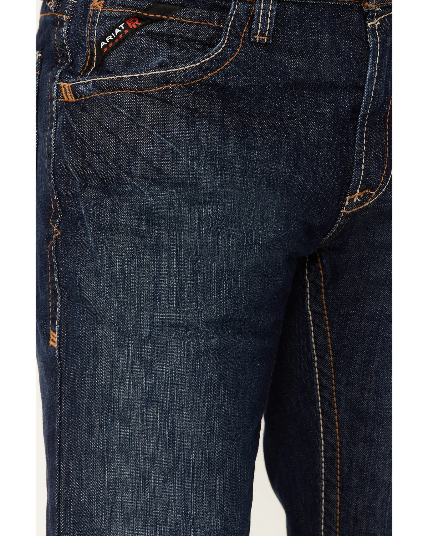 Ariat Men's FR M5 Slim Straight Clay Jeans 8 Ariat Men's FR M5 Slim Straight Clay Jeans - Image 6