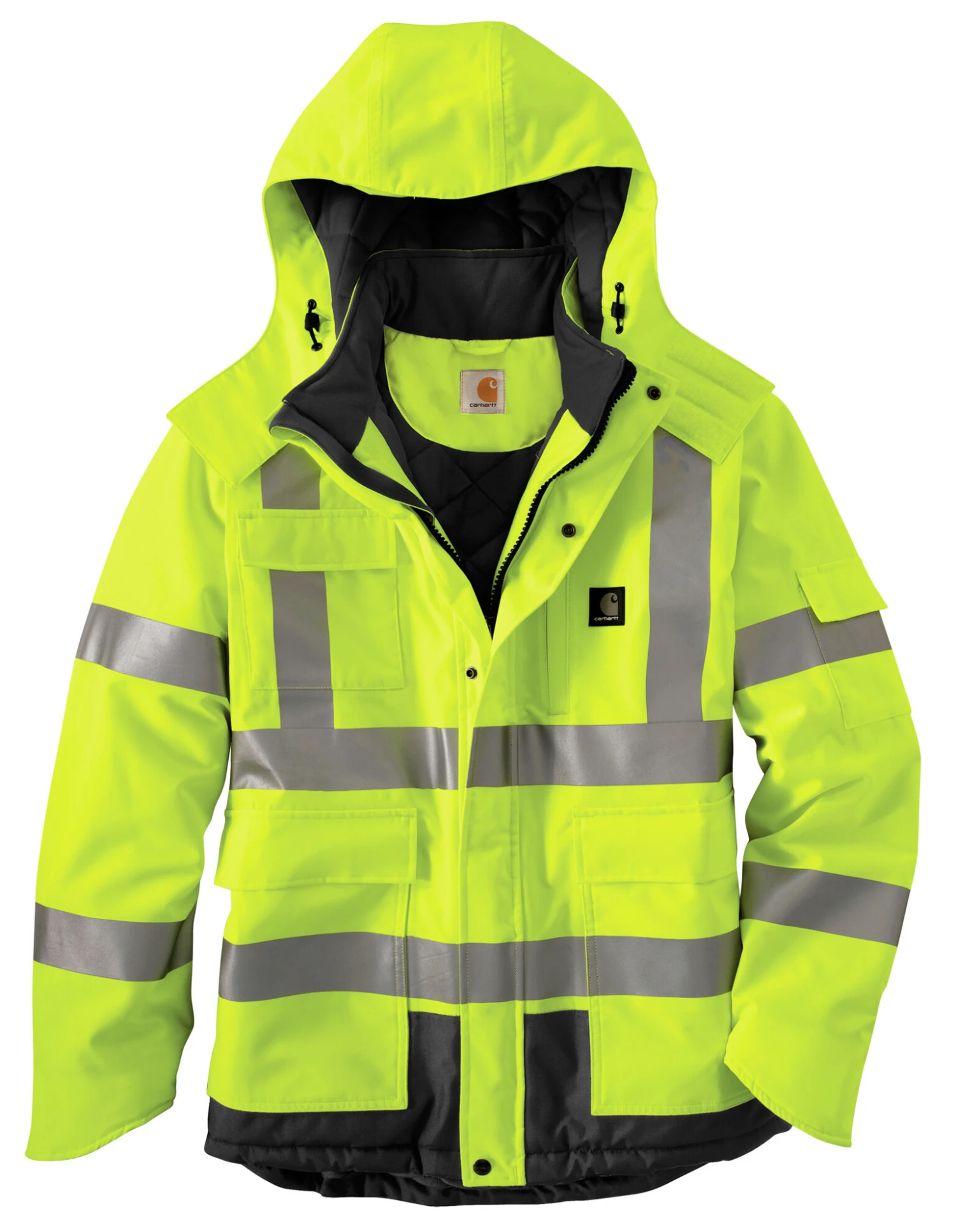 Carhartt High-Visibility Class 3 Waterproof Jacket - Big & Tall 6 Carhartt High-Visibility Class 3 Waterproof Jacket - Big & Tall - Image 4