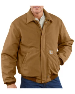 Carhartt Men's FR Duck Bomber Jacket 15 Carhartt Men's FR Duck Bomber Jacket -Western Cowboy Equipment Store 086N31 JH D1