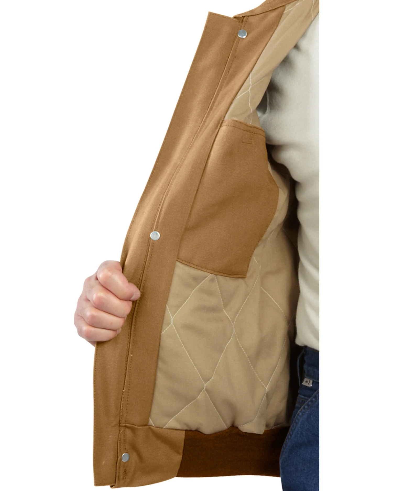 Carhartt Men's FR Duck Bomber Jacket 5 Carhartt Men's FR Duck Bomber Jacket - Image 3