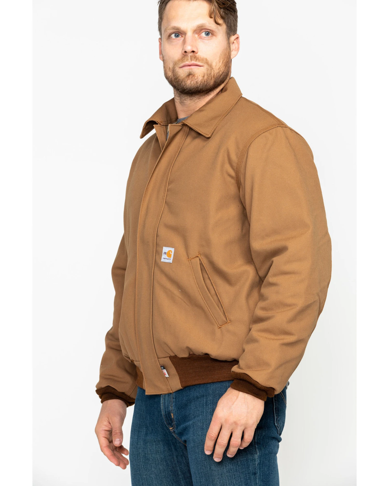 Carhartt Men's FR Duck Bomber Jacket 9 Carhartt Men's FR Duck Bomber Jacket - Image 7