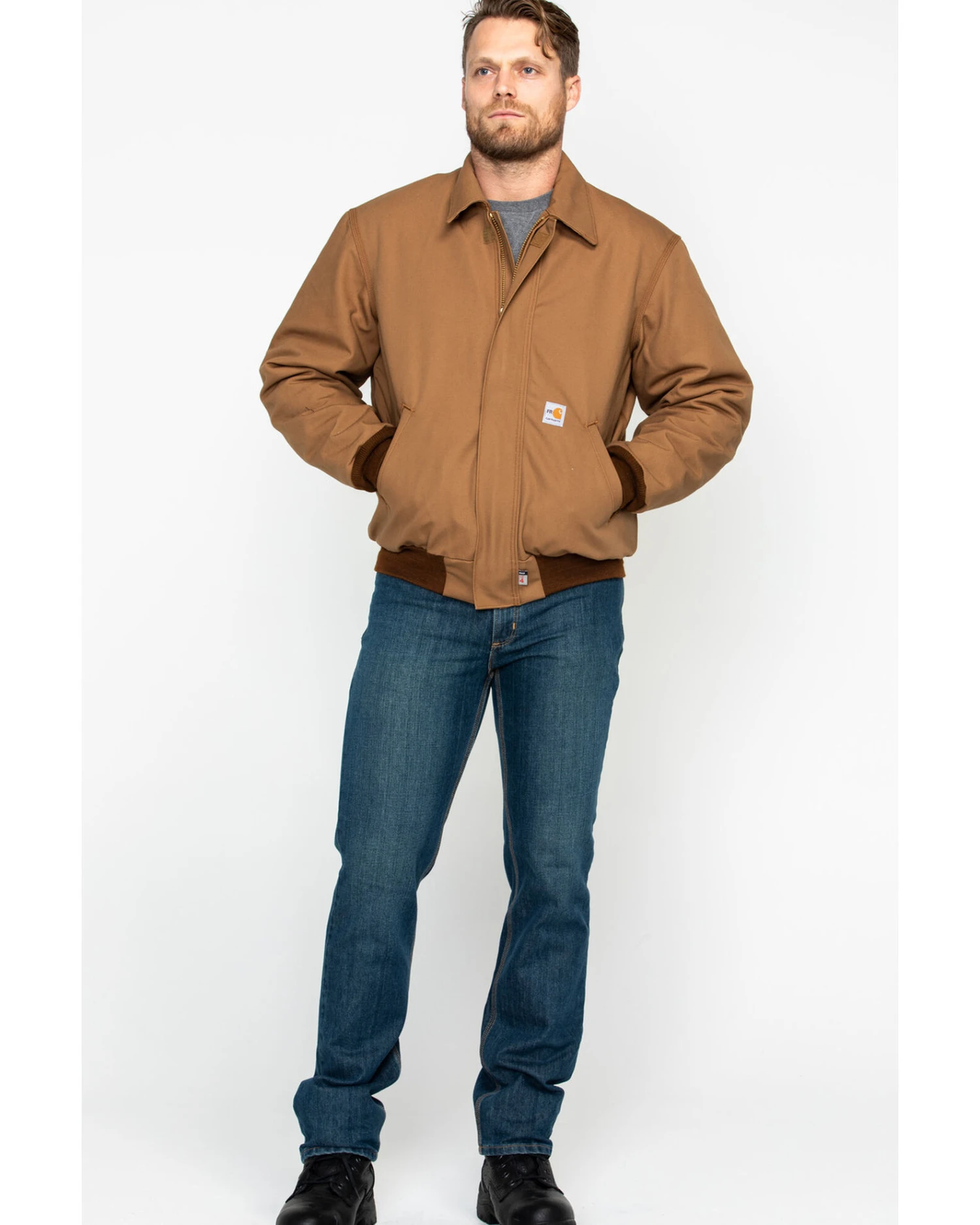 Carhartt Men's FR Duck Bomber Jacket 4 Carhartt Men's FR Duck Bomber Jacket - Image 2