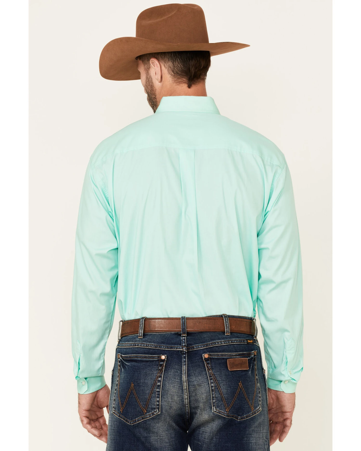 Cinch Cinch Men's Solid Long Sleeve Button-Down Western Shirt 4 Cinch Cinch Men's Solid Long Sleeve Button-Down Western Shirt - Image 2