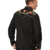 Scully Men's Floral Embroidered Vintage Long Sleeve Snap Western Shirt 2 Scully Men's Floral Embroidered Vintage Long Sleeve Snap Western Shirt -Western Cowboy Equipment Store 092H15 89 P2