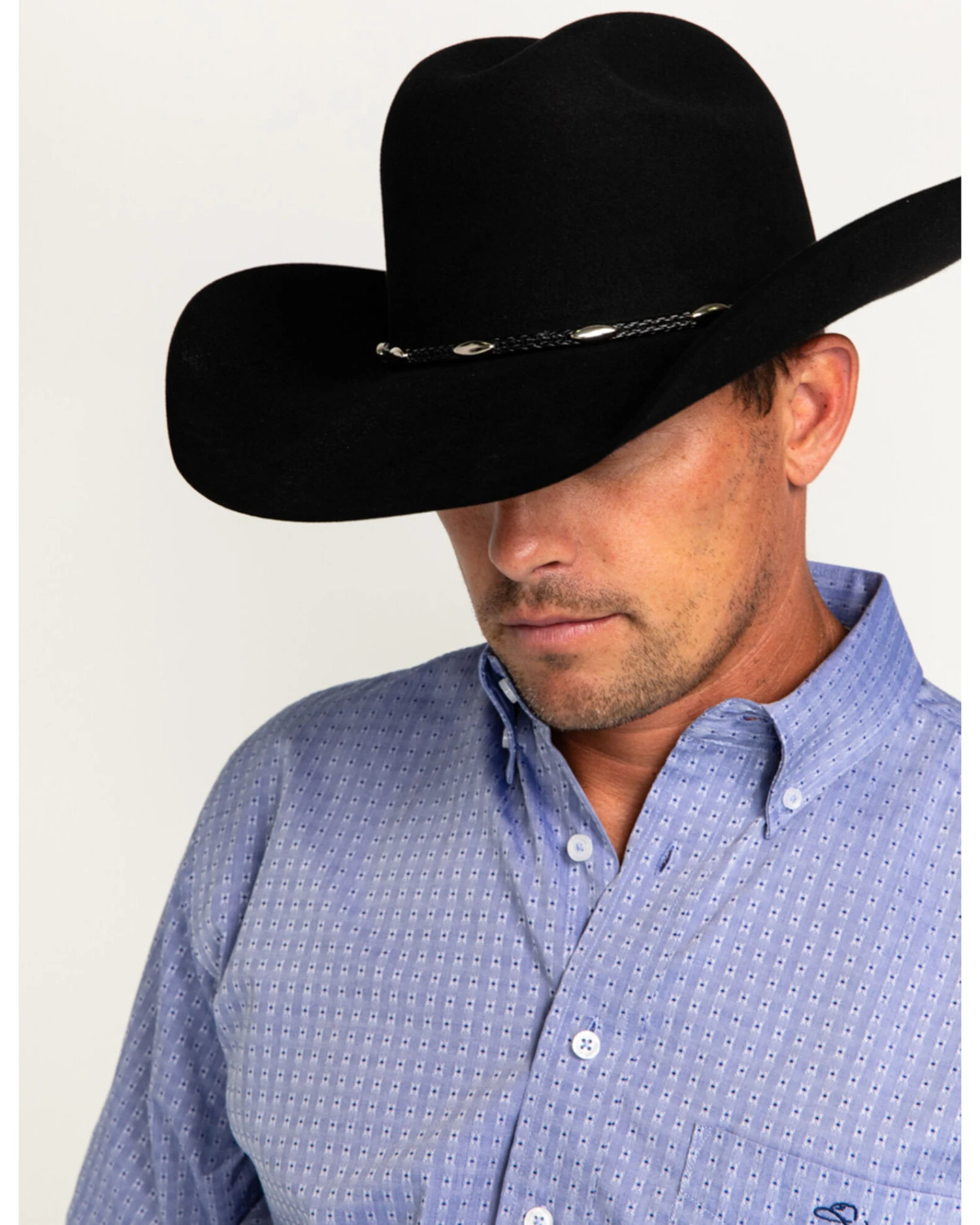 Cody James Men's Casino Black 3X Wool Felt Cowboy Hat 4 Cody James Men's Casino Black 3X Wool Felt Cowboy Hat - Image 2