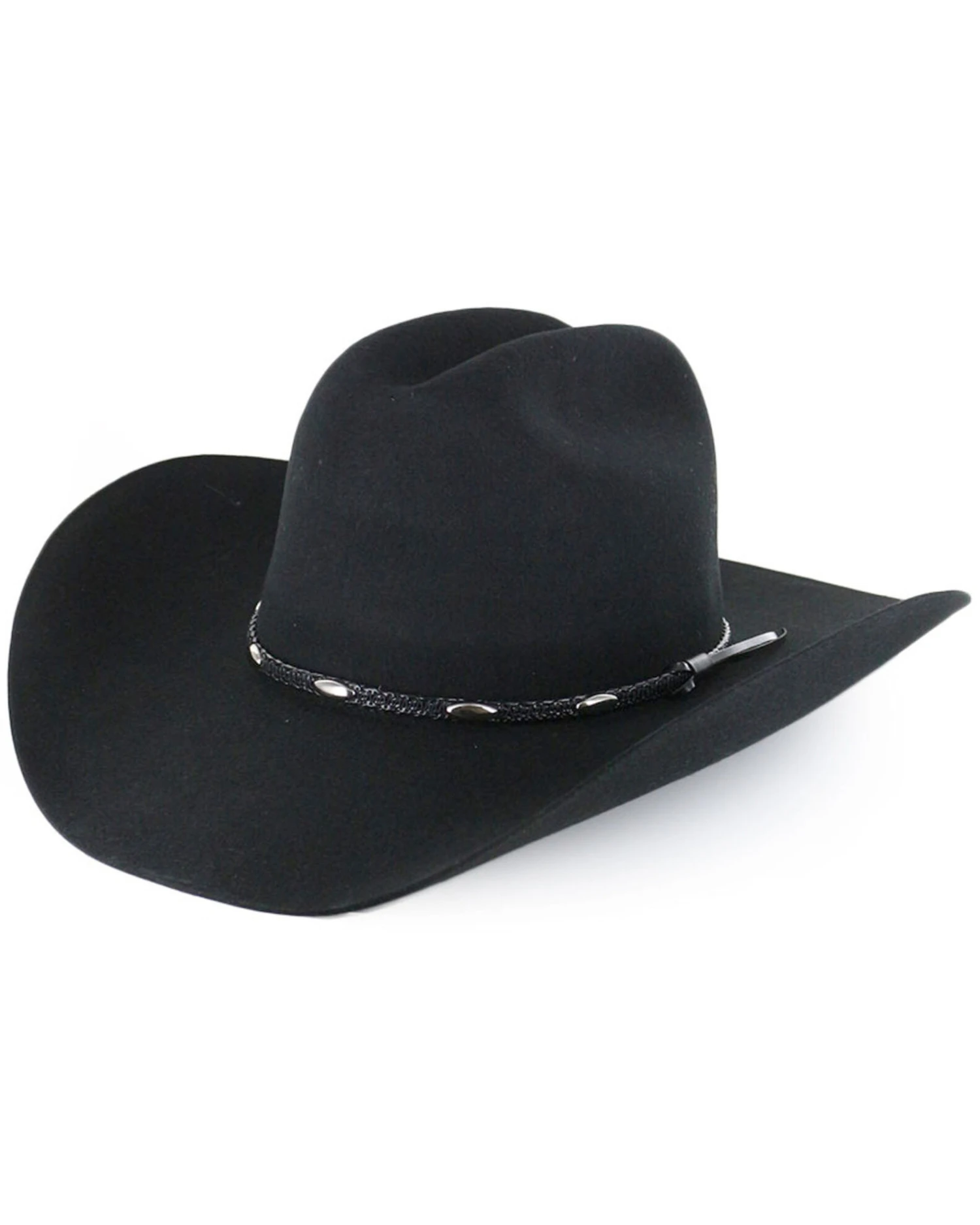 Cody James Men's Casino Black 3X Wool Felt Cowboy Hat 6 Cody James Men's Casino Black 3X Wool Felt Cowboy Hat - Image 4