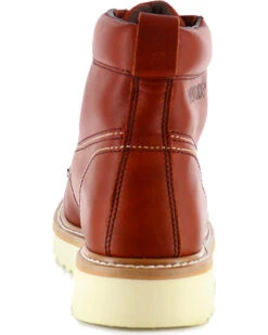 Wolverine Men's Wedge Sole Lace-Up Leather Work Boots - Moc Toe 10 Wolverine Men's Wedge Sole Lace-Up Leather Work Boots - Moc Toe -Western Cowboy Equipment Store 1000002637 220 BK