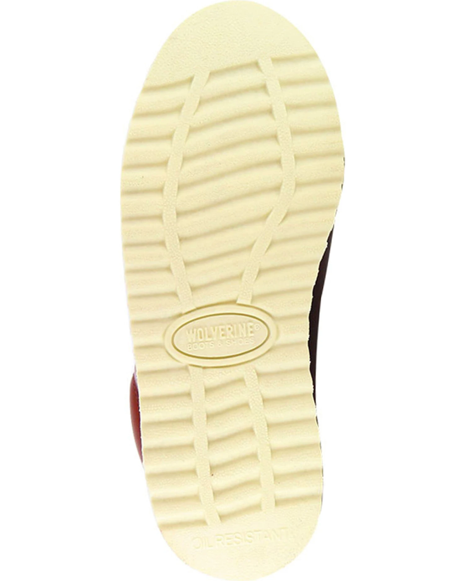 Wolverine Men's Wedge Sole Lace-Up Leather Work Boots - Moc Toe 7 Wolverine Men's Wedge Sole Lace-Up Leather Work Boots - Moc Toe - Image 5