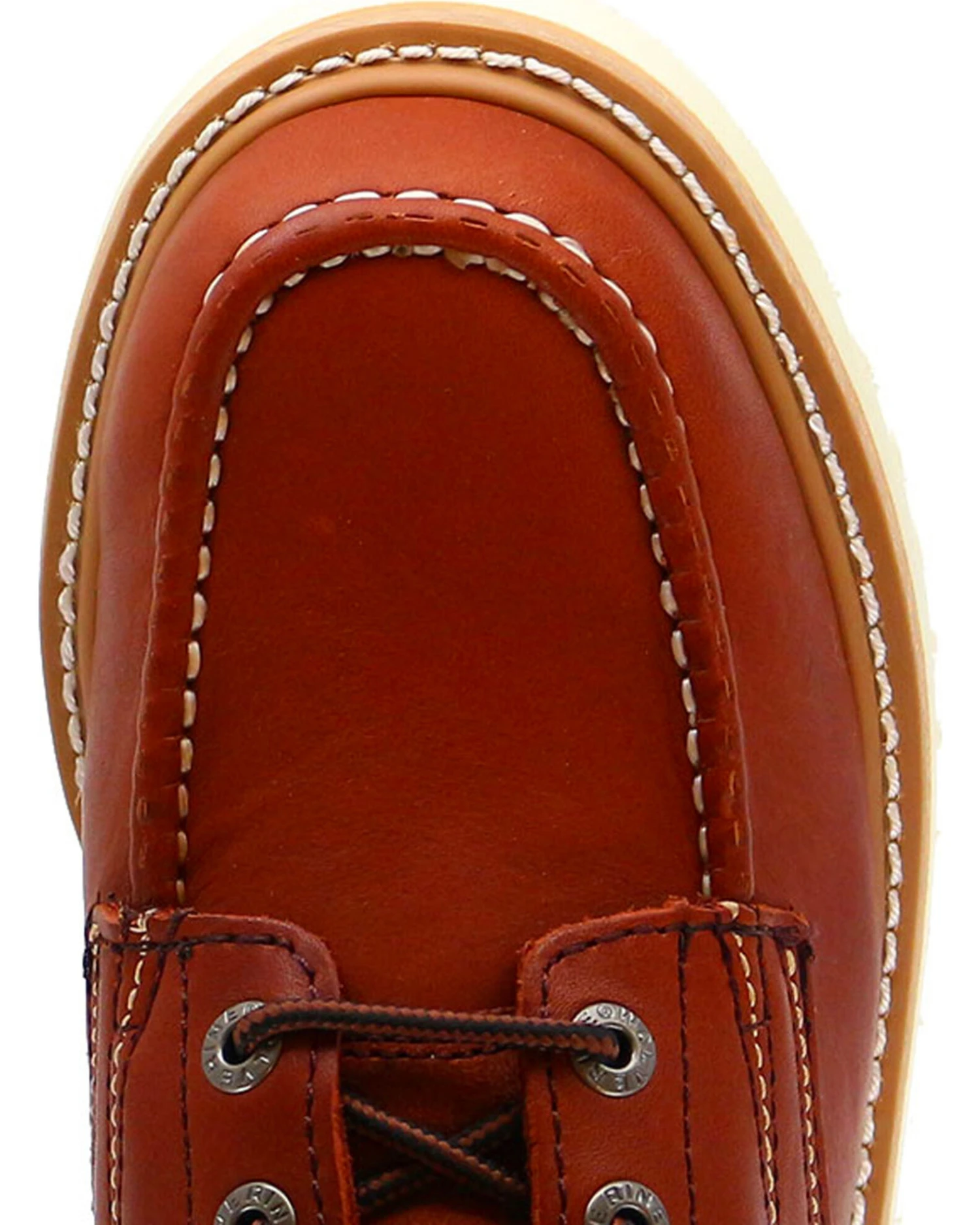 Wolverine Men's Wedge Sole Lace-Up Leather Work Boots - Moc Toe 9 Wolverine Men's Wedge Sole Lace-Up Leather Work Boots - Moc Toe - Image 7