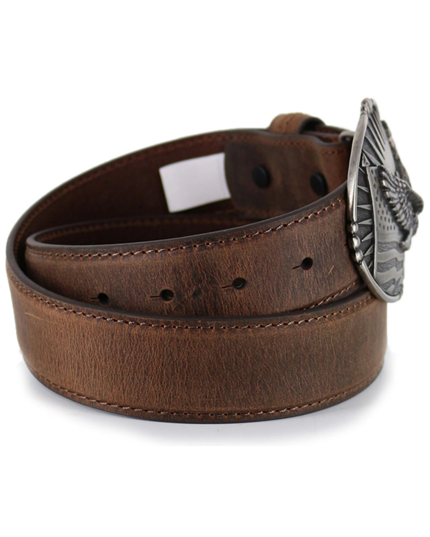 Cody James Men's Patriotic Eagle Leather Belt 4 Cody James Men's Patriotic Eagle Leather Belt - Image 2