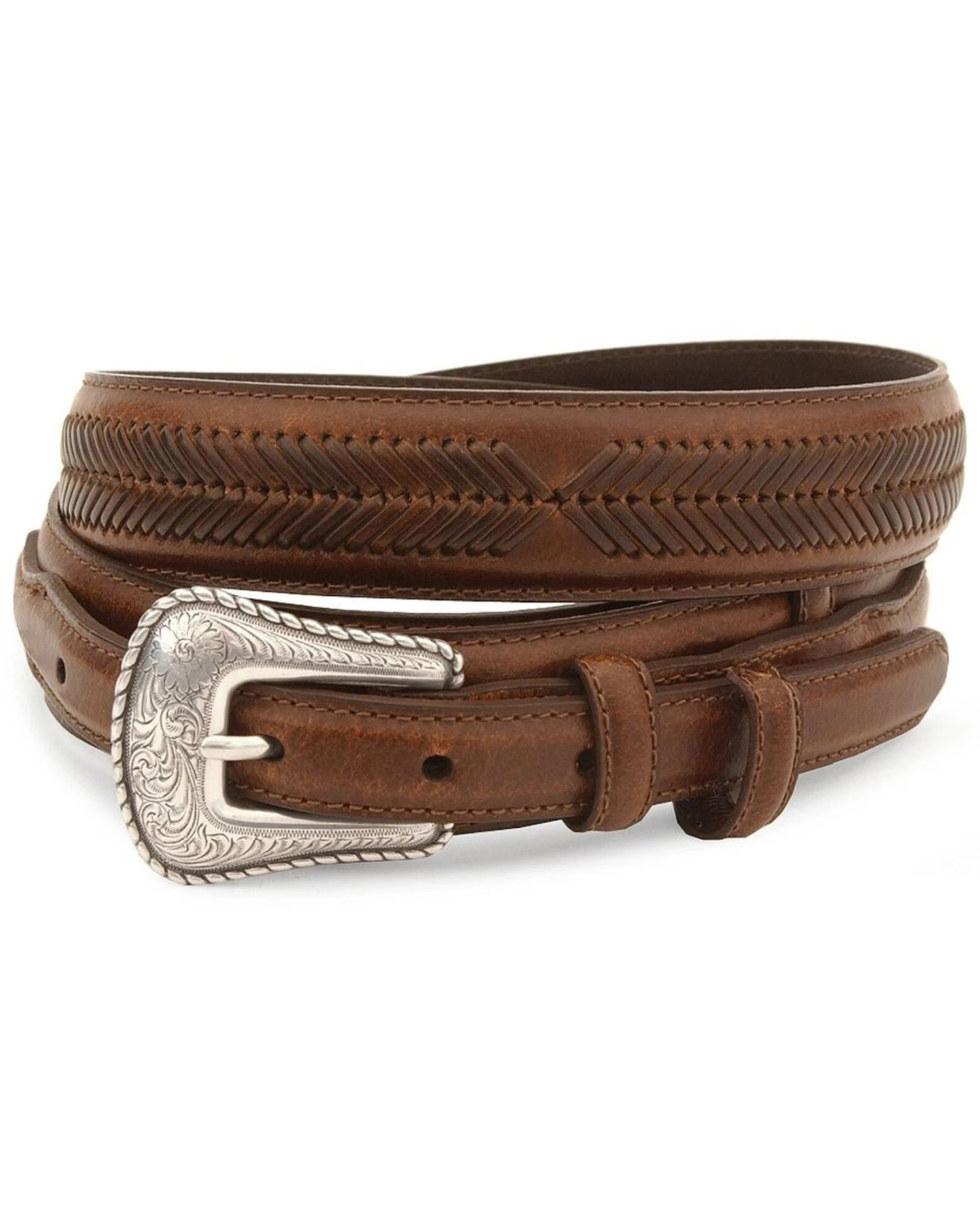 Nocona Belt Co. Men's Leather Ranger Belt - Reg & Big 3 Nocona Belt Co. Men's Leather Ranger Belt - Reg & Big
