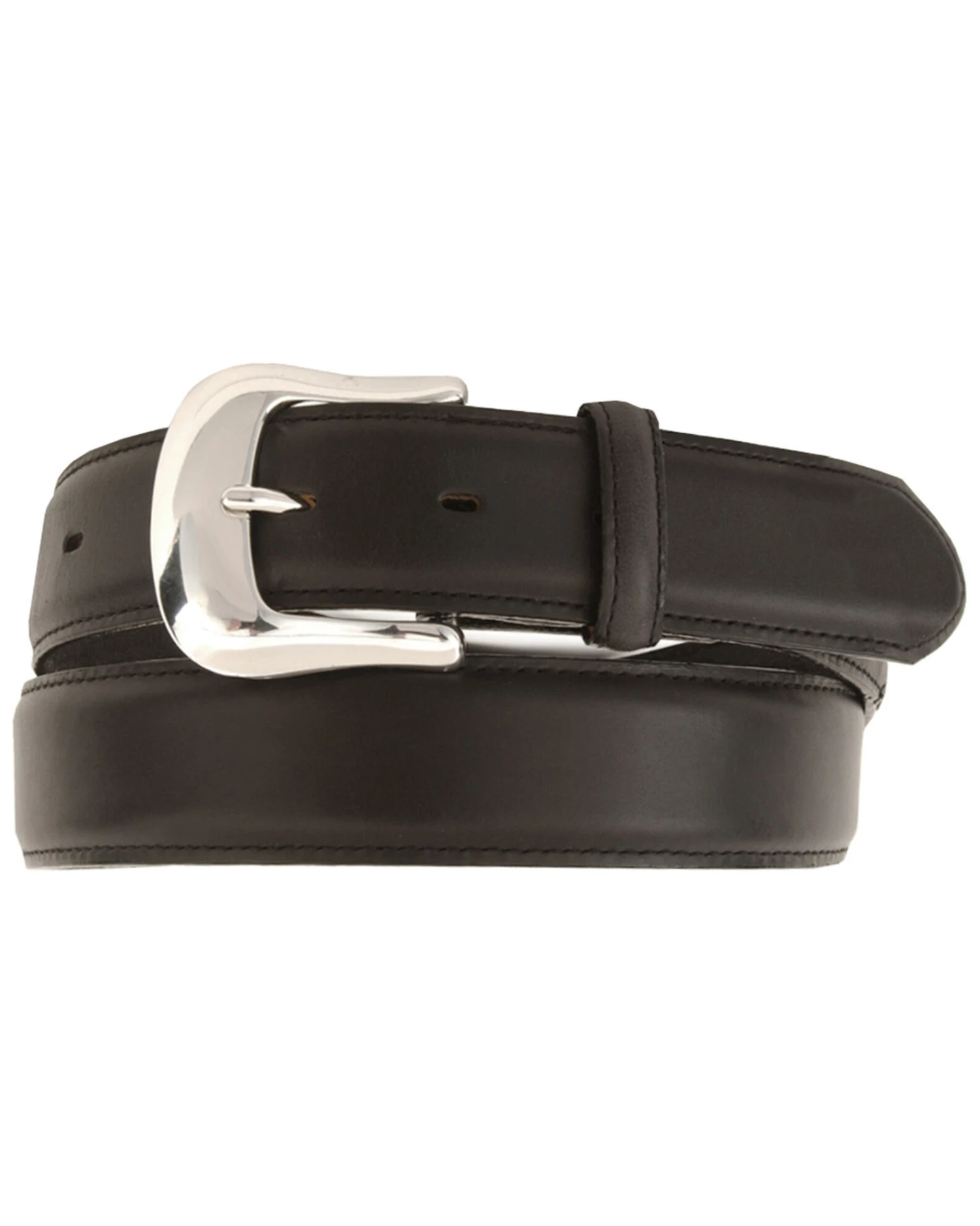 Tony Lama Men's Longhorn Leather Dress Belt - Reg & Big 4 Tony Lama Men's Longhorn Leather Dress Belt - Reg & Big - Image 2
