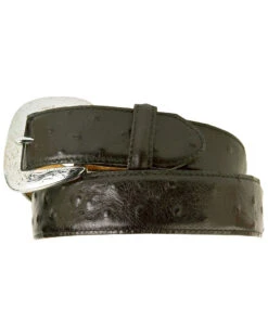 Tony Lama Men's Ostrich Print Leather Belt - Reg & Big 8 Tony Lama Men's Ostrich Print Leather Belt - Reg & Big -Western Cowboy Equipment Store 120767 89 P1