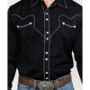 Scully Men's Embroidered Long Sleeve Snap Western Shirt 1 Scully Men's Embroidered Long Sleeve Snap Western Shirt -Western Cowboy Equipment Store 2000041449 7018 P4