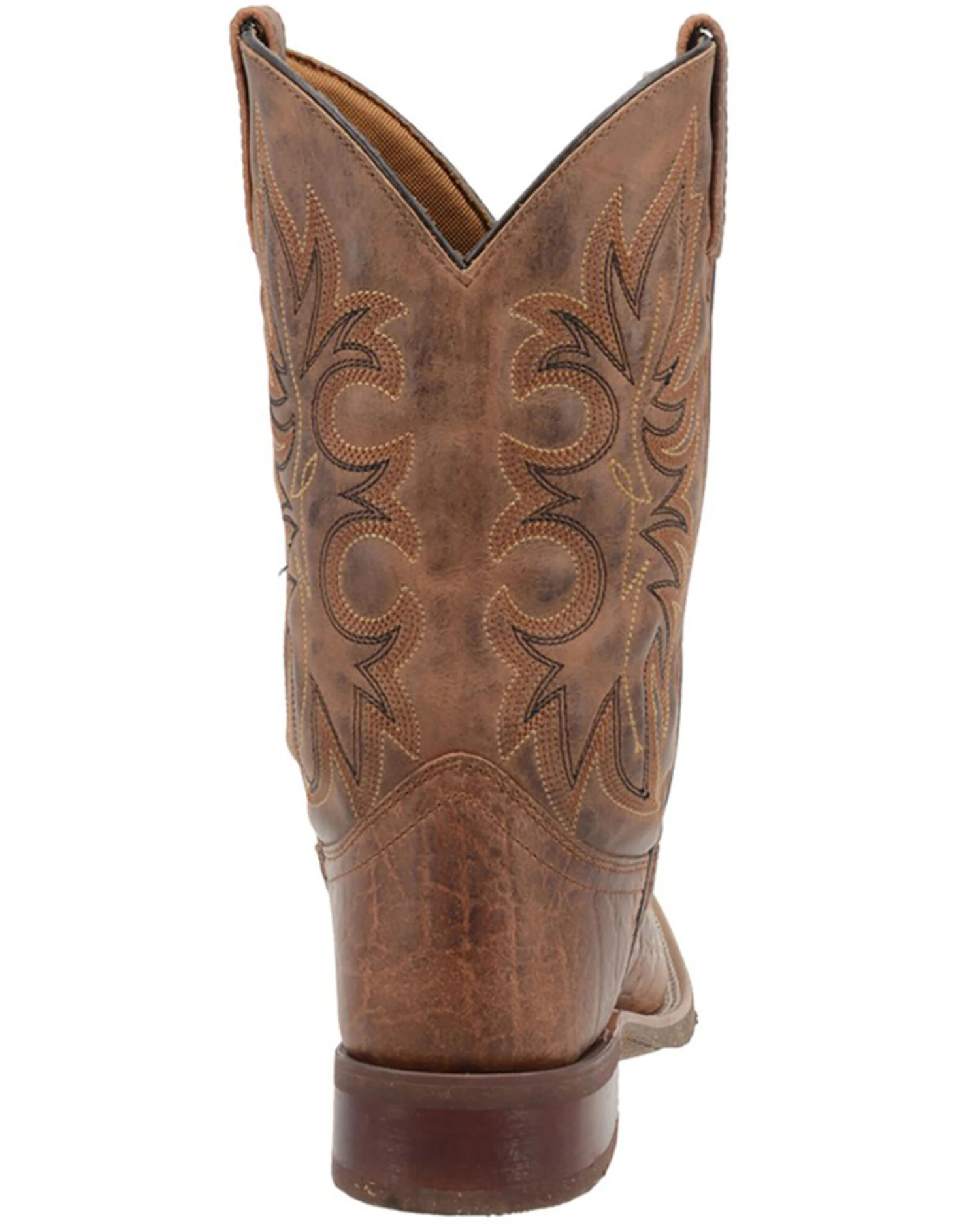 Laredo Men's Rancher Stockman Western Boots - Broad Square Toe 9 Laredo Men's Rancher Stockman Western Boots - Broad Square Toe - Image 7