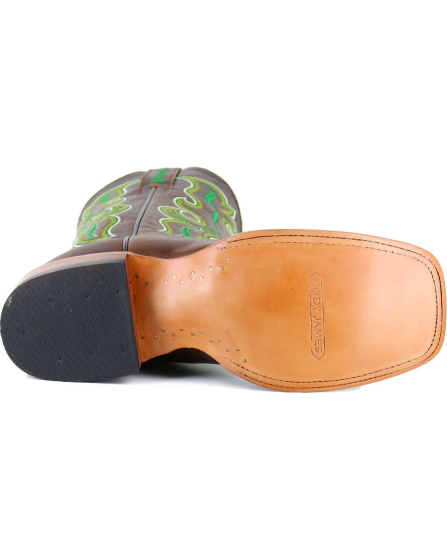 Cody James Men's Damiano Embroidered Western Boots - Broad Square Toe 8 Cody James Men's Damiano Embroidered Western Boots - Broad Square Toe - Image 6