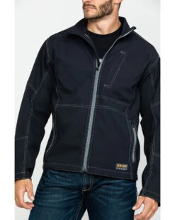 Ariat Men's Rebar Canvas Softshell Work Jacket 12 Ariat Men's Rebar Canvas Softshell Work Jacket -Western Cowboy Equipment Store 2000210085 001 P4
