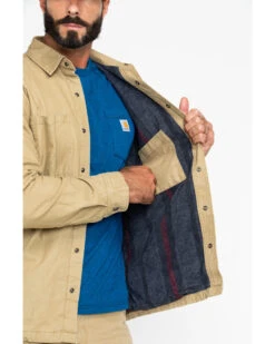Carhartt Men's Rugged Flex Rigby Long Sleeve Snap Work Shirt Jacket -Western Cowboy Equipment Store 2000211355 250 D2