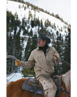 Carhartt Men's Rugged Flex Rigby Long Sleeve Snap Work Shirt Jacket -Western Cowboy Equipment Store 2000211355 250 P1