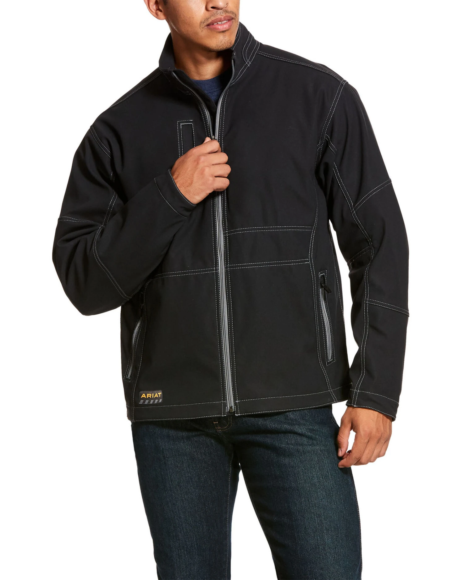 Ariat Men's Rebar Canvas Softshell Work Jacket - Big & Tall 3 Ariat Men's Rebar Canvas Softshell Work Jacket - Big & Tall