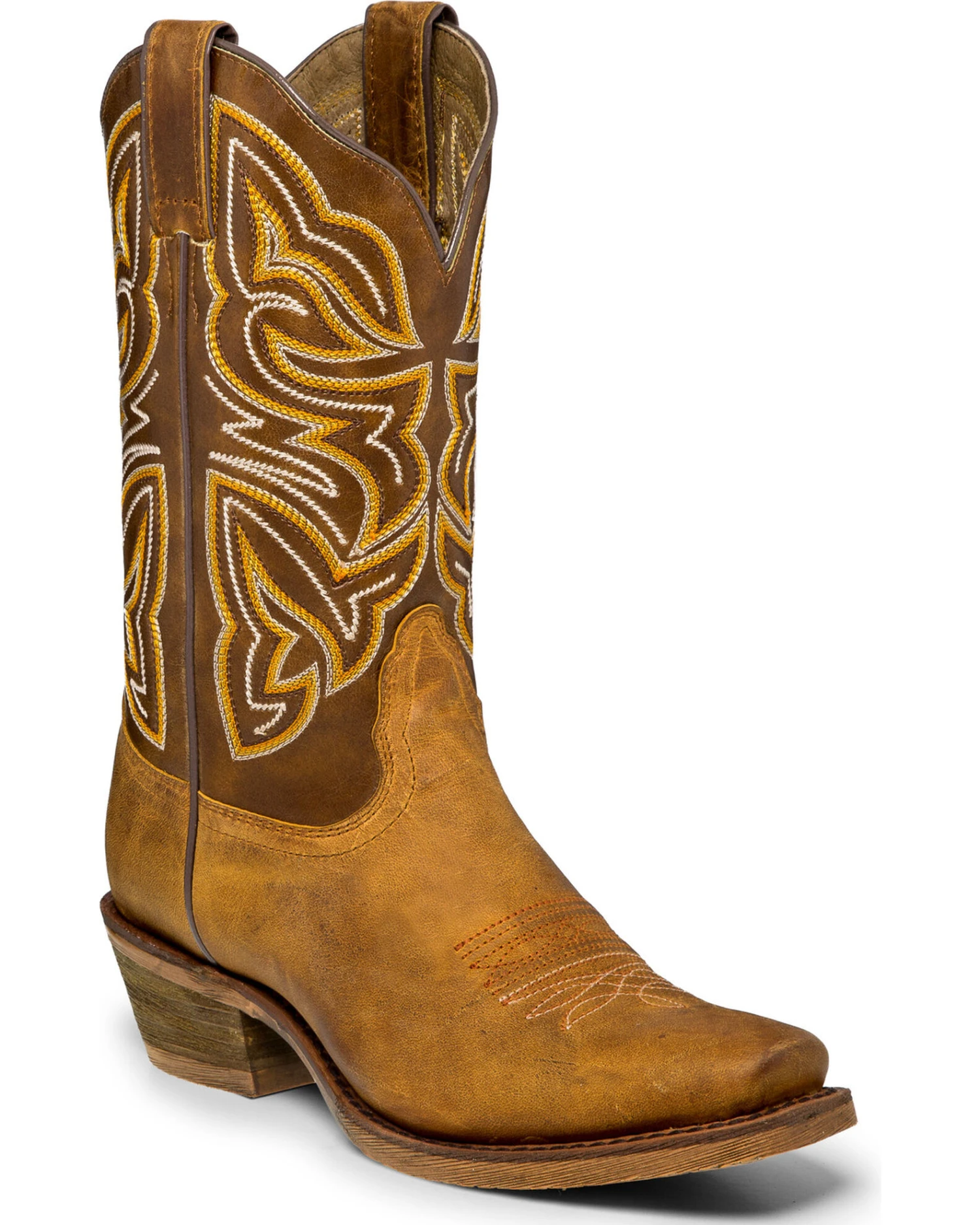 Nocona Women's Leather Western Boots - Square Toe 3 Nocona Women's Leather Western Boots - Square Toe
