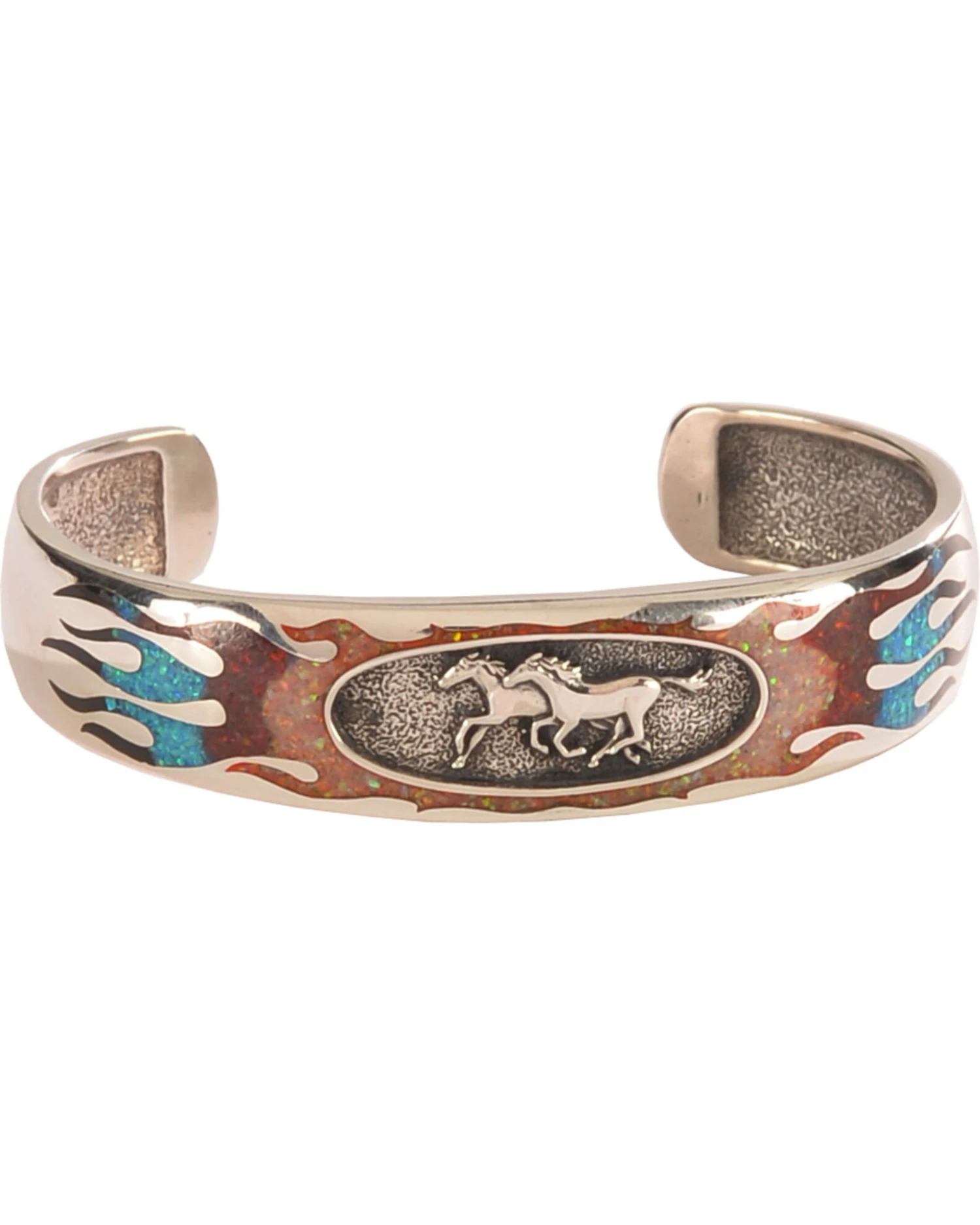 Silver Legends Women's Opal Running Horse Bracelet 4 Silver Legends Women's Opal Running Horse Bracelet - Image 2