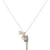 Silver Legends Women's Long Barrel Pistol Necklace