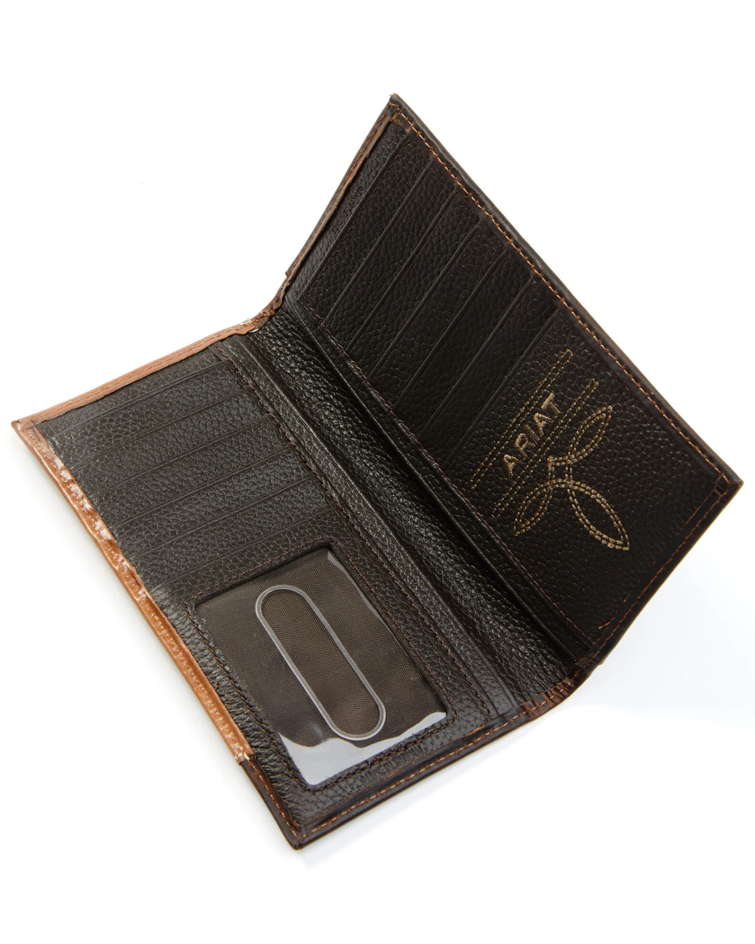 Ariat Men's Embossed Overlay Rodeo Wallet 4 Ariat Men's Embossed Overlay Rodeo Wallet - Image 2
