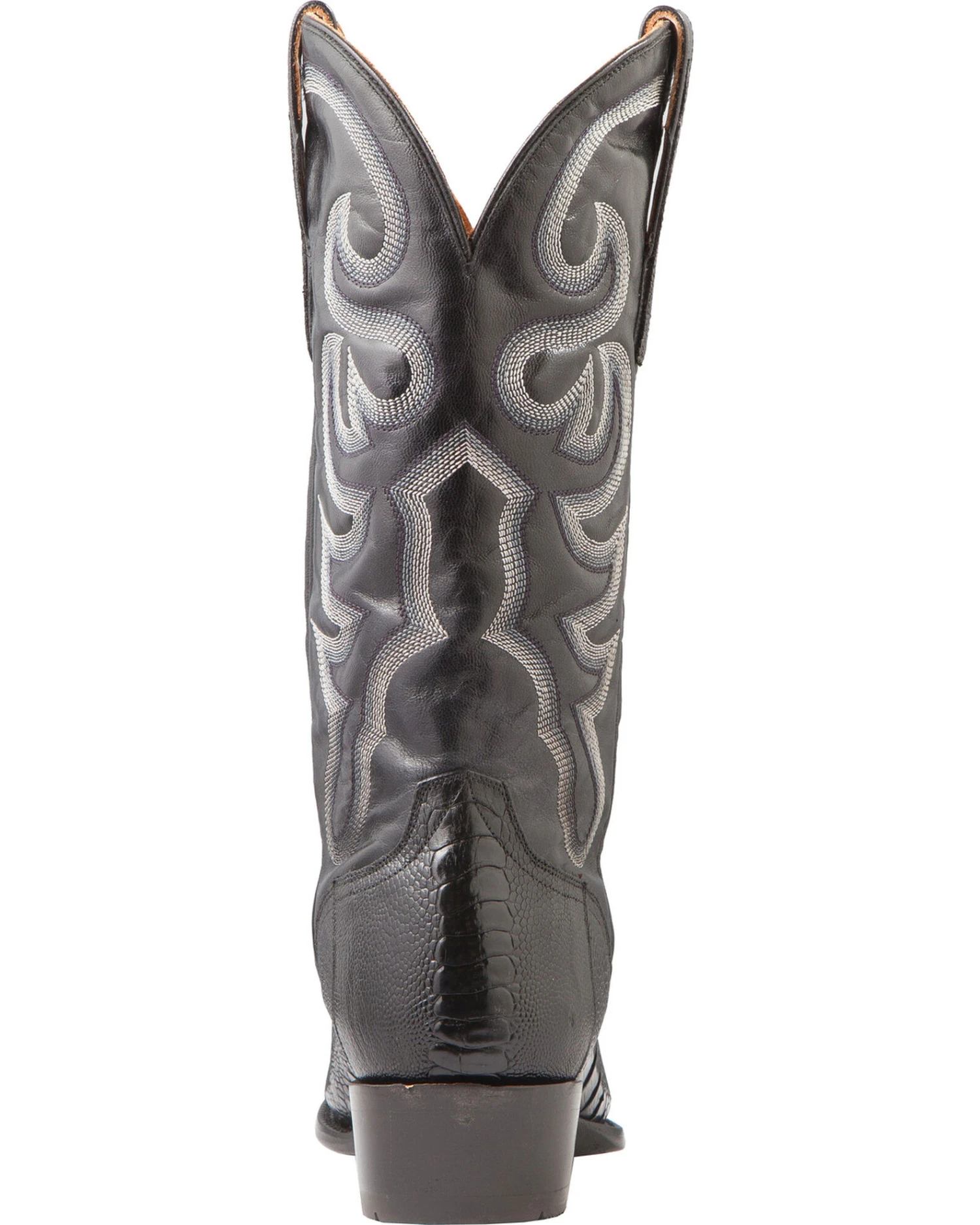 El Dorado Men's Handmade Ostrich Leg Western Boots - Medium Toe 5 El Dorado Men's Handmade Ostrich Leg Western Boots - Medium Toe - Image 3