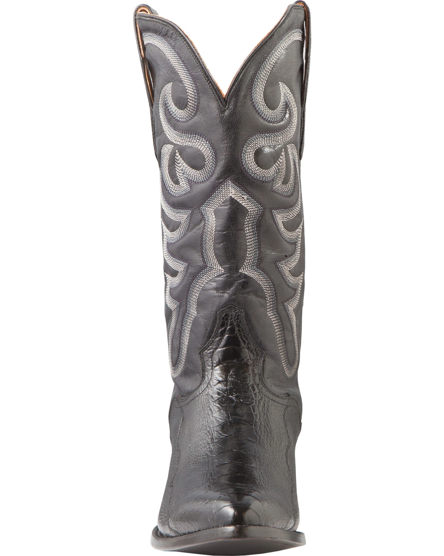 El Dorado Men's Handmade Ostrich Leg Western Boots - Medium Toe 8 El Dorado Men's Handmade Ostrich Leg Western Boots - Medium Toe - Image 6