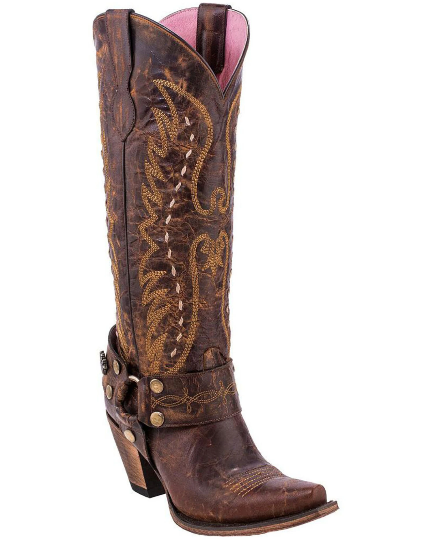 Junk Gypsy By Lane Women's Vagabond Harness Western Boots - Snip Toe 3 Junk Gypsy By Lane Women's Vagabond Harness Western Boots - Snip Toe